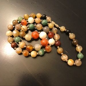 Multi Semi-precious gemstone necklace